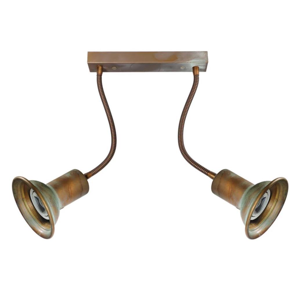 vintage rez hajlithato allithato mennyezeti spot lampa rusztikus vilagitas konyha nappali moretti luce forgathato antikolt paraszthaz videki patinas.jpg
